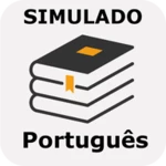 simulado português android application logo